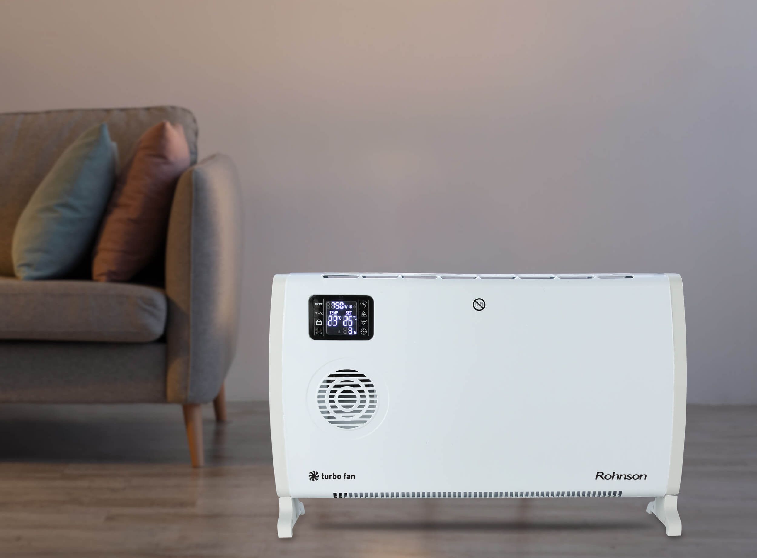 Rohnson Elektrický konvektor s dálkovým ovládáním R-082 Turbo Fan 4